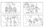 2D Onexton Advertisement Storyboard Illustration Thumbnail
