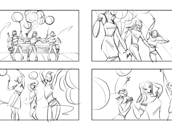2D Onexton Advertisement Storyboard Illustration Thumbnail