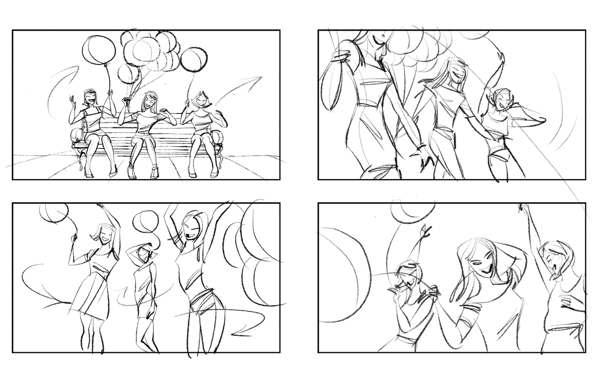 2D Onexton Advertisement Storyboard Illustration Thumbnail