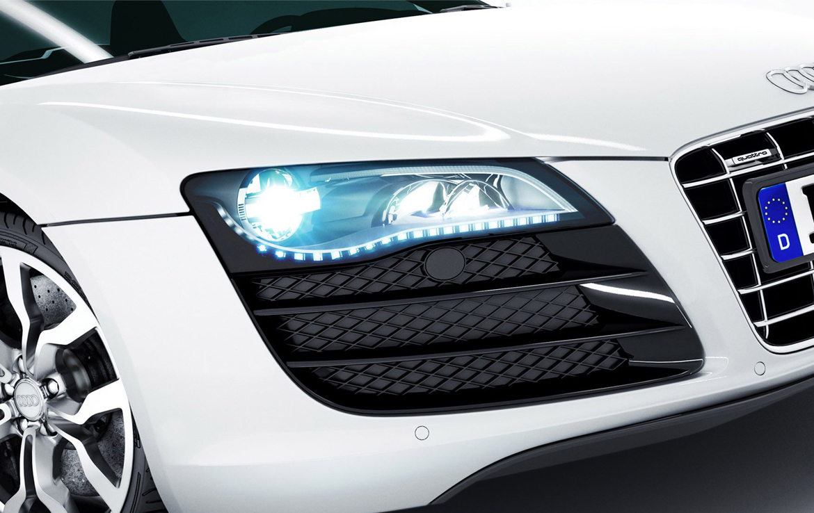 3D Audi R8 Automotive Illustration Thumbnail