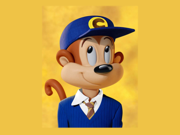 3D Coco Pops Monkey Character Illustration Thumbnail