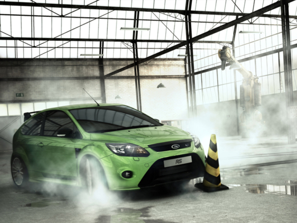 3D Ford Focus RS Automotive Illustration Thumbnail