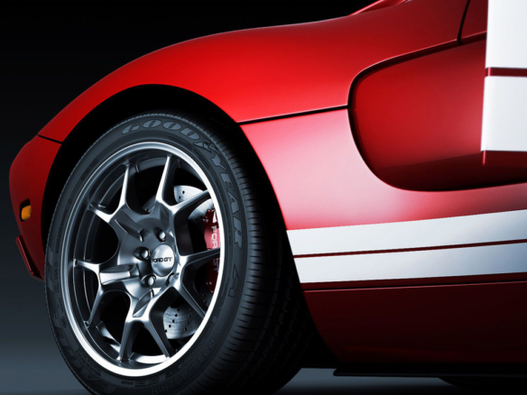 3D Ford GT Automotive Illustration Thumbnail