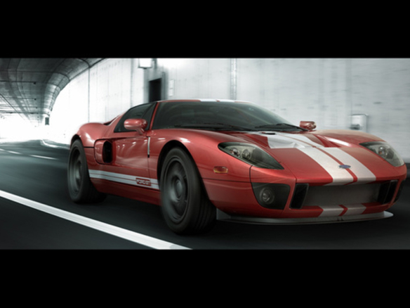 3D Ford GT Sports Car Automotive Illustration Thumbnail