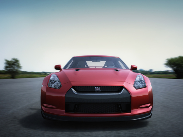 3D Nissan GTR Automotive Illustration Thumbnail