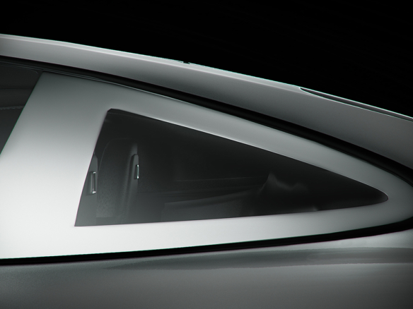 3D Porsche Car Door Side View Automotive Illustration Thumbnail