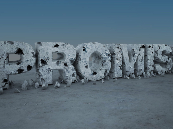 3D Promise Decaying Text Illustration Thumbnail