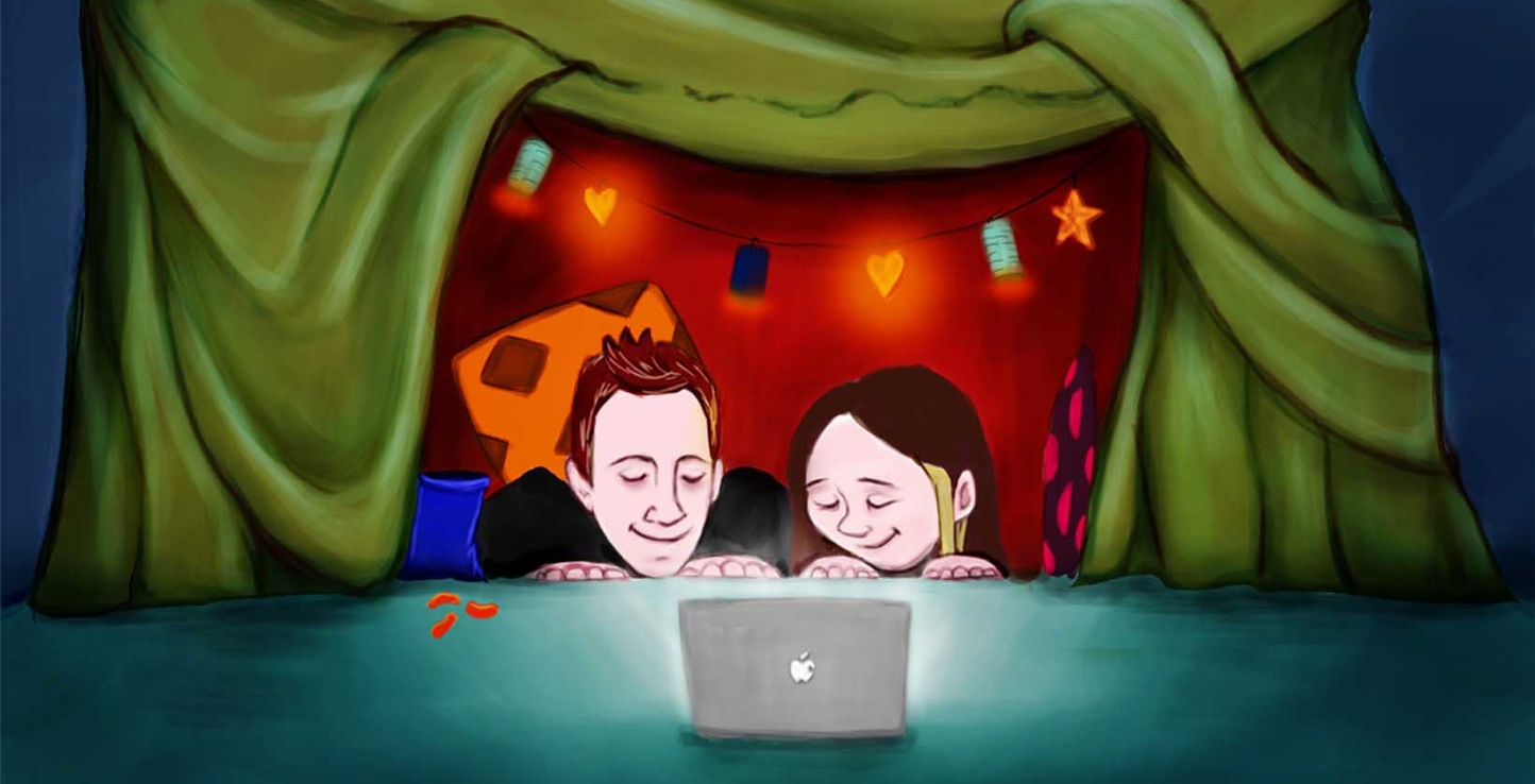 2D Camping By Apple Light Illustration Image 2D Camping By Apple Light Illustration Image