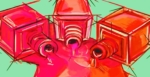 2D Spilt Nail Polish Bottles Illustration Image