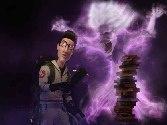 3D Egon Spengler Ghostbusters Character Illustration Thumbnail