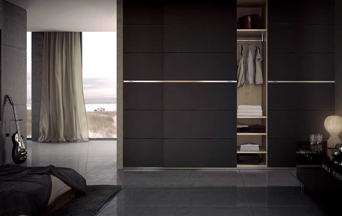 3D Industrial Bedroom Interior Illustration Thumbnail