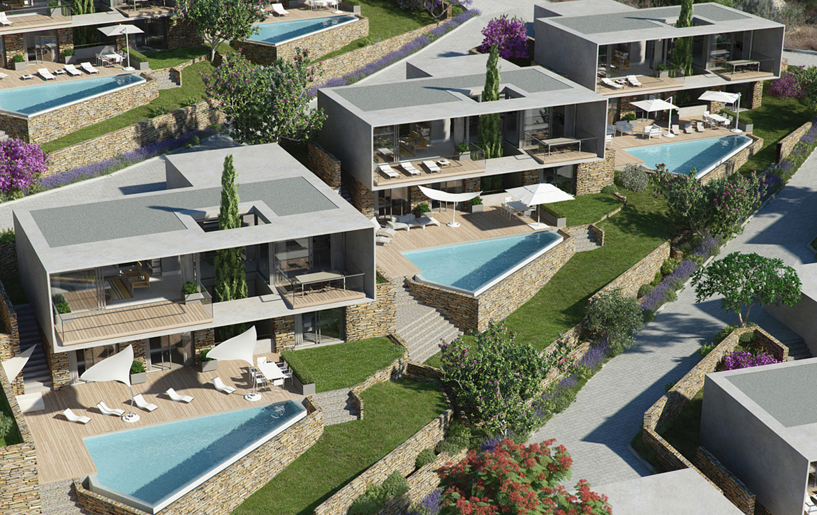 3D Modern New Builds Architectural Illustration Thumbnail