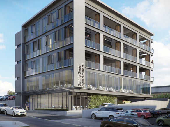 3D New Build Apartments Architectural Illustration Thumbnail