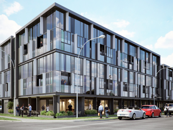 3D New Build Flats Architectural Illustration Thumbnail