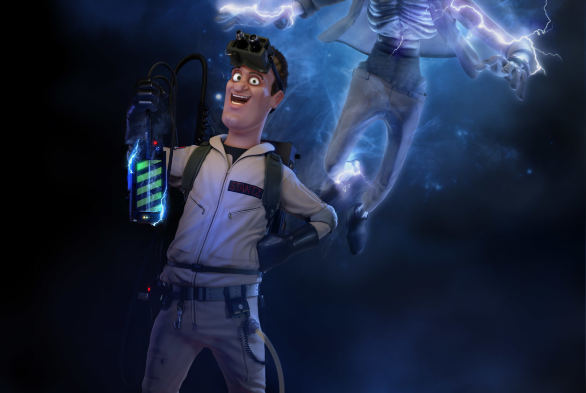 3D Ray Stanz Ghostbusters Character Illustration