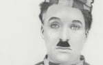 2D Charlie Chaplin Realistic Pencil Character Illustration Thumbnail
