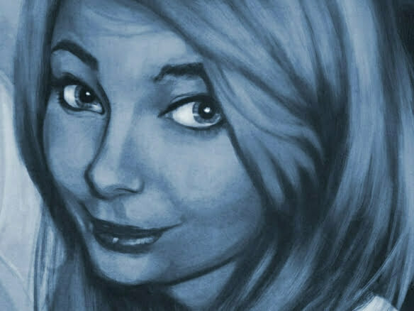 2D Girl Portrait Character Illustration Thumbnail