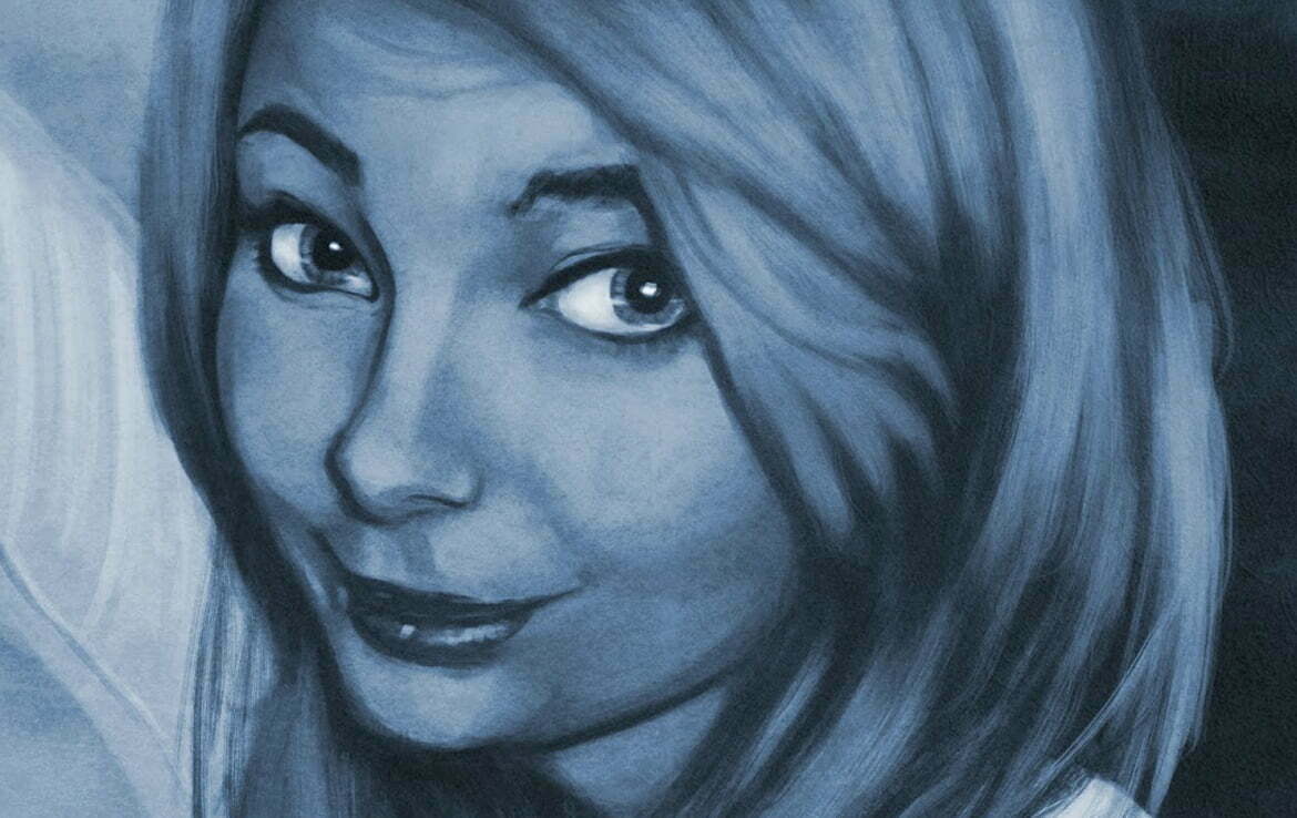 2D Girl Portrait Character Illustration Thumbnail