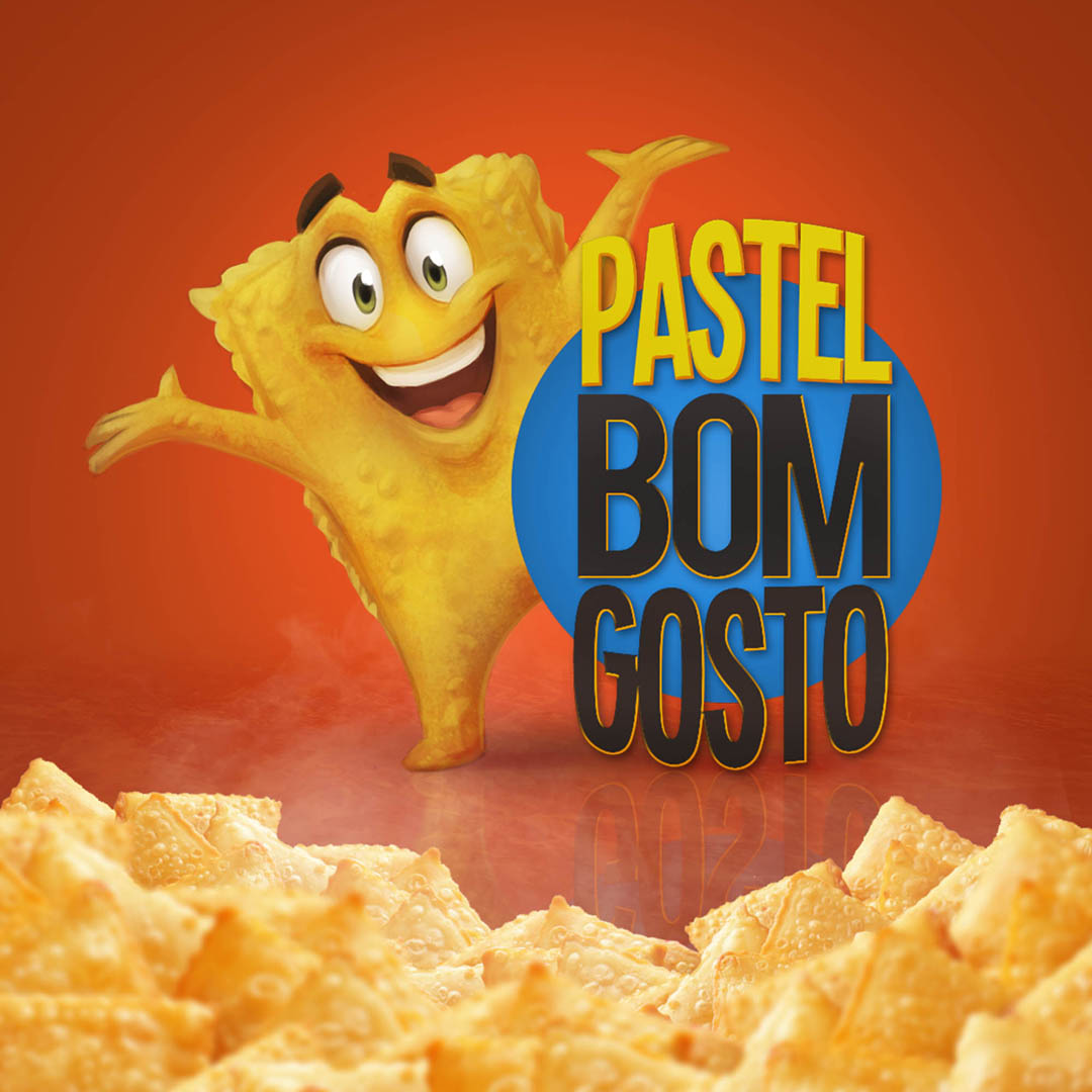 2D Pasta Character Advertising Illustration