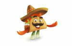 2D Taco Dude Food Character Illustration Thumbnail