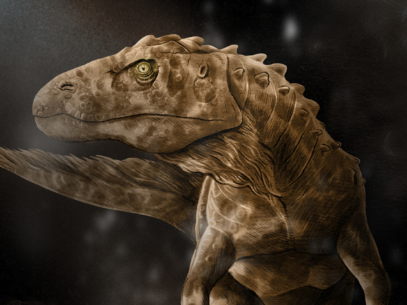 2D Velociraptor Dinosaur Creature Illustration Thumbnail