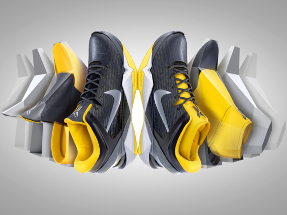 3D Adidas Trainers Product Illustration Thumbnail