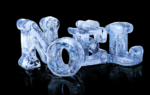3D Noel Ice Text Illustration Thumbnail