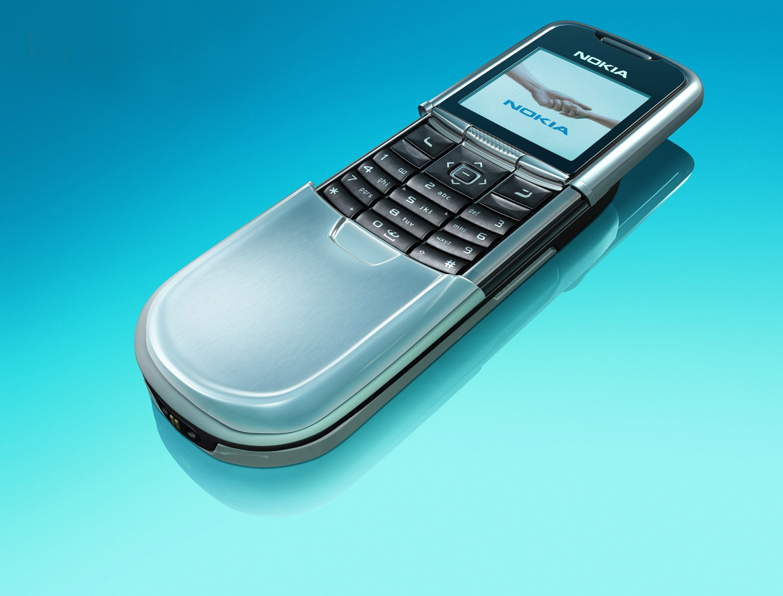 3D Nokia Flip Phone Product Illustration
