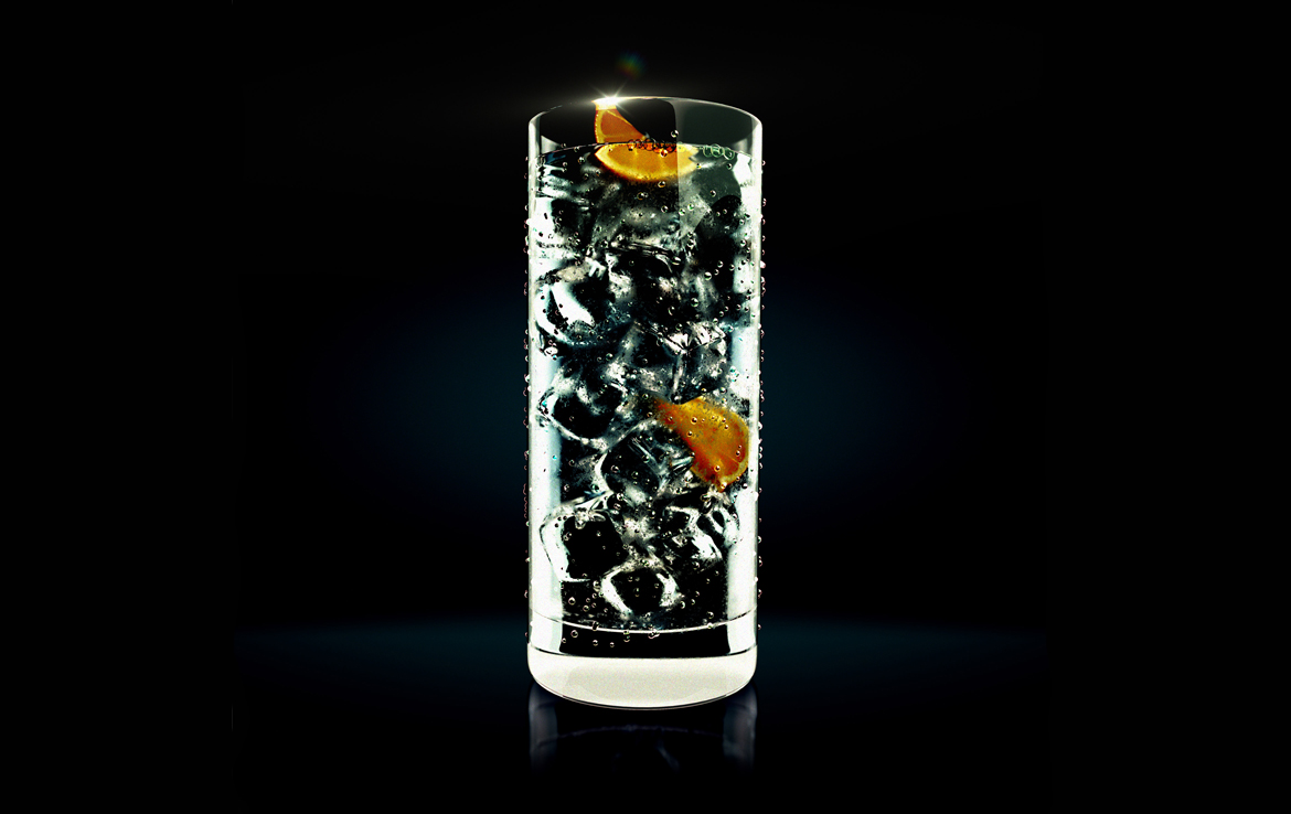 3D Orange Cocktail Drink Illustration Thumbnail