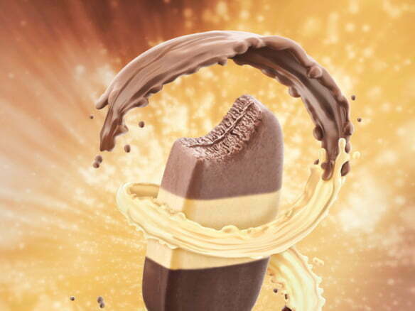 3D Chocolate Icecream Food Illustration Thumbnail