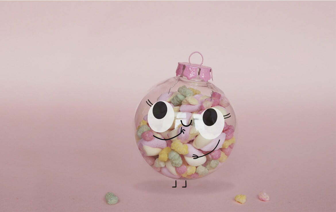 2D animation christmas character animated promo video