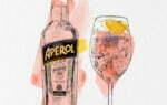 2D Brands Illustration Drinks Aperol Spritz