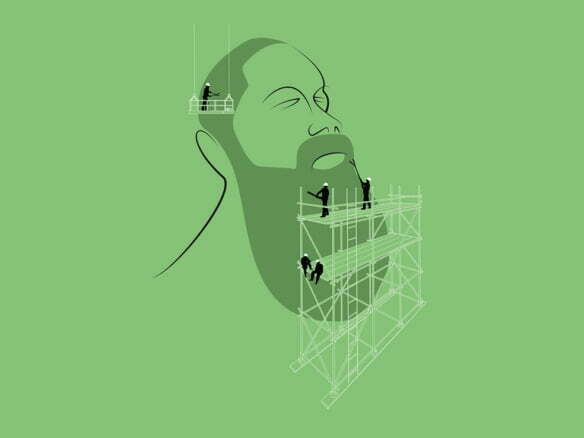 2D Illustration Beard Trimming