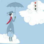 2D Illustrations Mary Poppins at the Lights Thumbnail