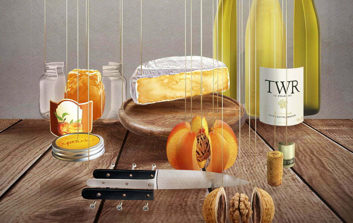 2D Advertising food drinks illustration