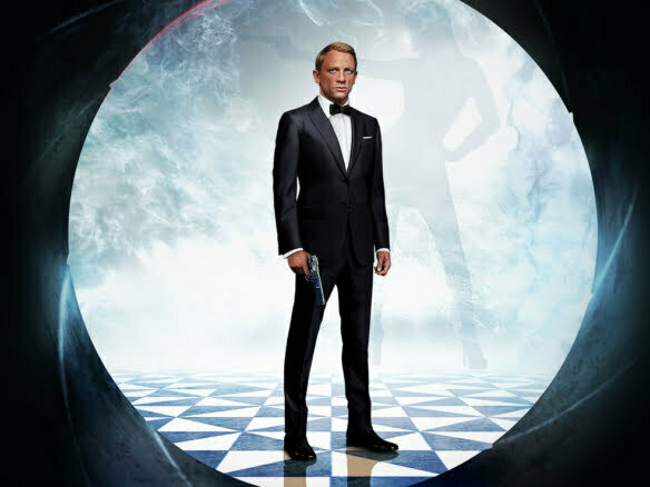 TV James Bond Film poster advertising artwork illustration