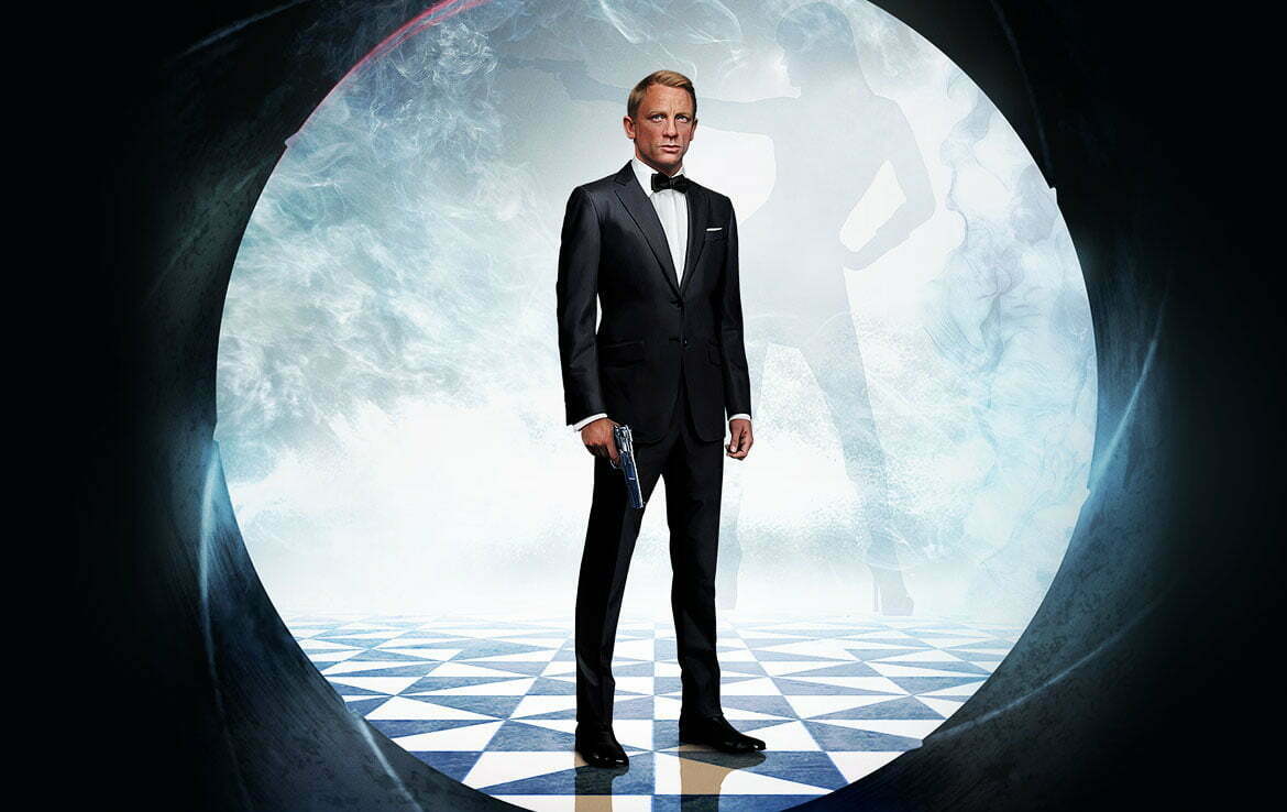TV James Bond Film poster advertising artwork illustration