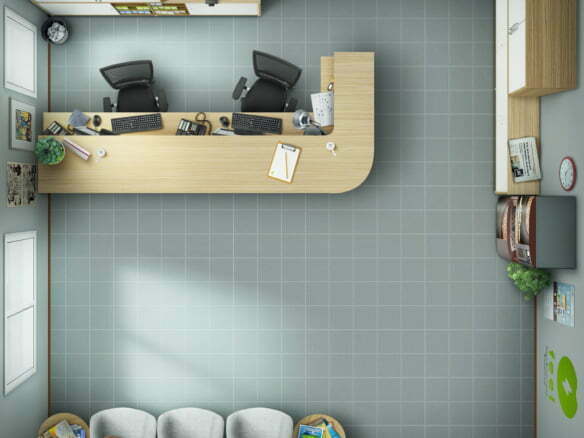 2D Illustration 3d simulated for advertising and game interface