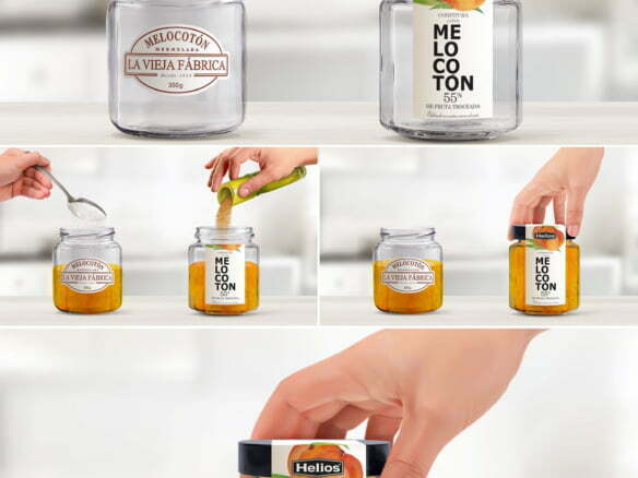 Storyboard for animatic with close up hands and textures