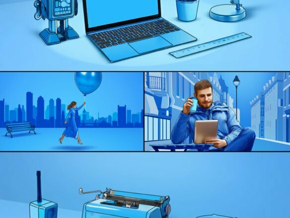 Storyboard Illustrations Slovenia Advertising Campaign