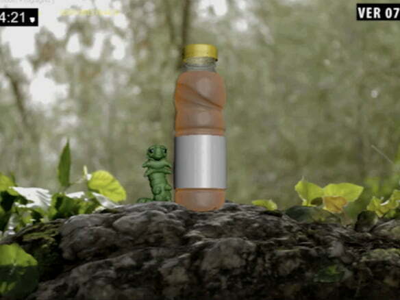 3d generated animatic for Nestea 15 second TV ad