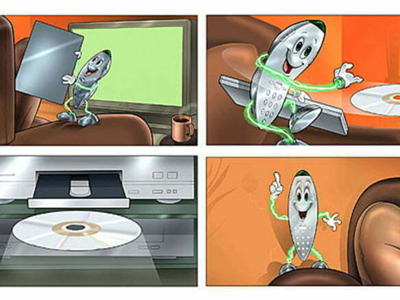 Coloured Illustrated Storyboard for TVC campaign featuring cartoon style character